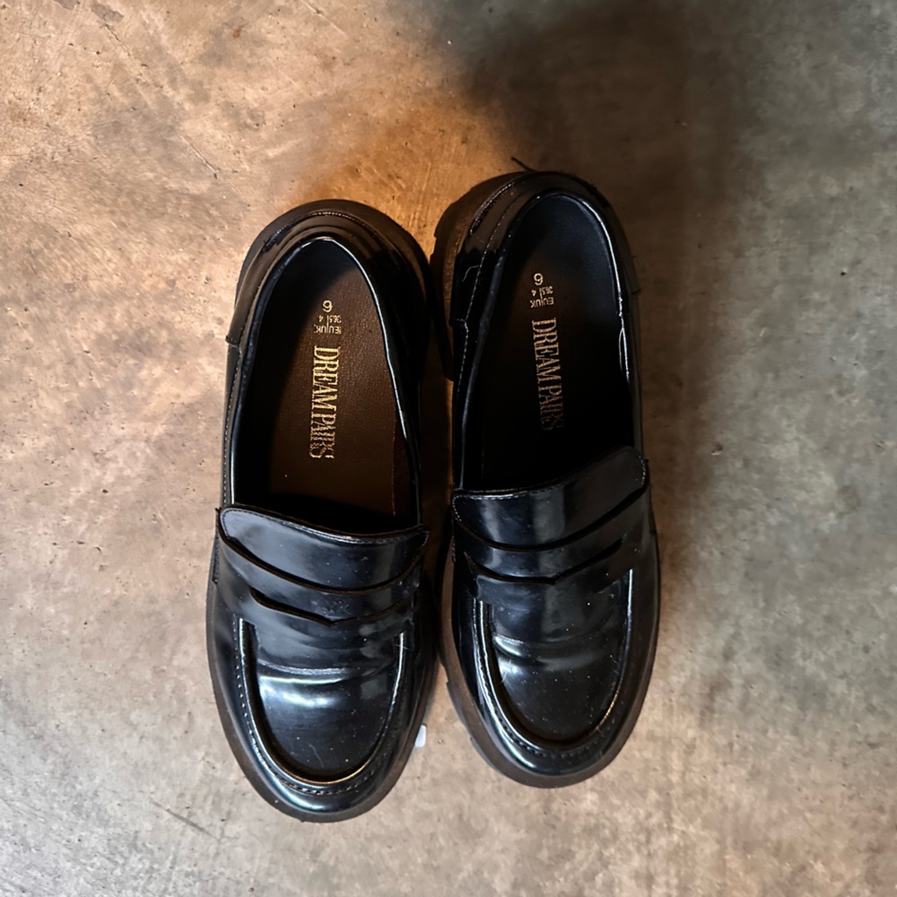 Black Loafers size 6